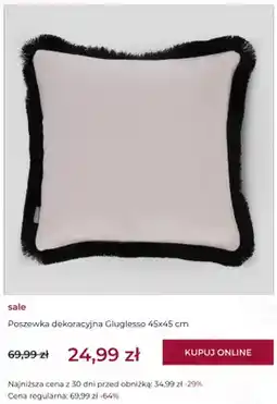 Home&You Poszewka dekoracyjna home&you Gluglesso 45x45 cm oferta