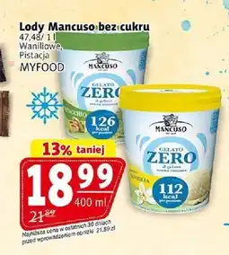 Prim Market Lody bez cukru waniliowe Mancuso oferta