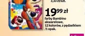 Empik Farby Bambino akwarelowe oferta