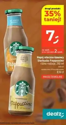 Dealz Napój mleczno-kawowy Starbucks Frappuccino Caramel oferta