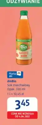 dm drogerie markt Sok marchwiowy dmBio oferta