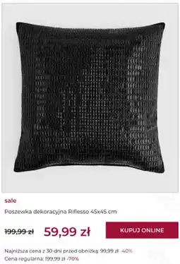 Home&You Poszewka dekoracyjna Riflesso 45x45 cm oferta