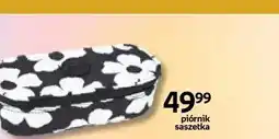 Empik Piórnik saszetka czarno-biały w kwiaty oferta