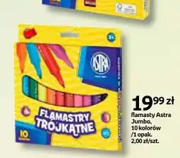 Empik Flamastry trójkątne Astra Jumbo 10 kolorów oferta
