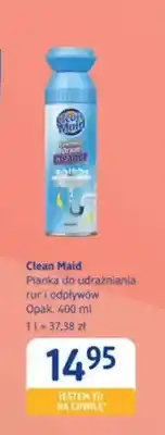 dm drogerie markt Pianka do udrażniania rur i odpływów Clean Maid oferta