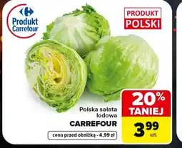 Carrefour Sałata lodowa Carrefour oferta