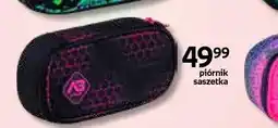 Empik Piórnik saszetka AB czarny z różowym logo oferta