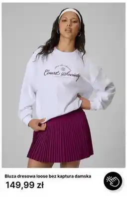 4F Bluza dresowa loose bez kaptura damska 4F oferta