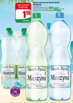 Dino Woda mineralna lekko gazowana Skarb Życia Muszyna oferta