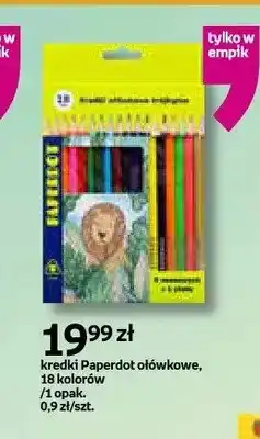 Empik Kredki ołówkowe Paperdot 18 kolorów oferta