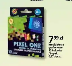 Empik Kredki grafionowe Astra Pixel One 12 kolorów oferta