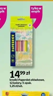 Empik Kredki ołówkowe Paperdot 12 kolorów oferta