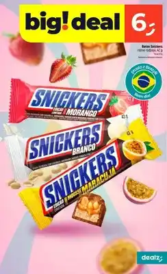 Dealz Baton Snickers Morango oferta