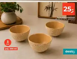 Dealz Zestaw misek ceramicznych 3-pak oferta
