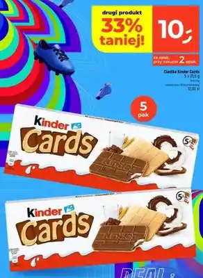 Dealz Ciastka Kinder Cards 5-pak oferta