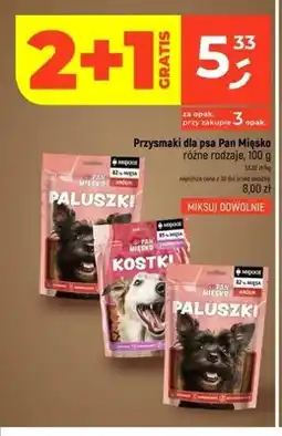 Dealz Przysmaki dla psa Pan Mięsko Paluszki Królik oferta