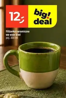 Dealz Filiżanka ceramiczna we wzór kiwi oferta