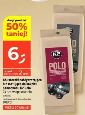 Dealz Chusteczki nabłyszczające do kokpitu samochodu K2 Polo oferta
