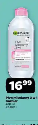 Netto Płyn micelarny 3 w 1 Garnier Skin Naturals oferta