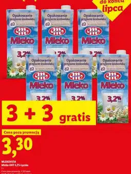 Lidl Mleko UHT 3,2% Łączka Mlekovita oferta