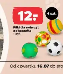 Netto Piłki dla zwierząt z piszczałką oferta