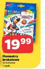 Netto Bambino Flamastry brokatowe 12 kolorów oferta