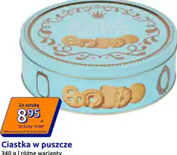 Action Ciastka w puszce Butter Flavour oferta