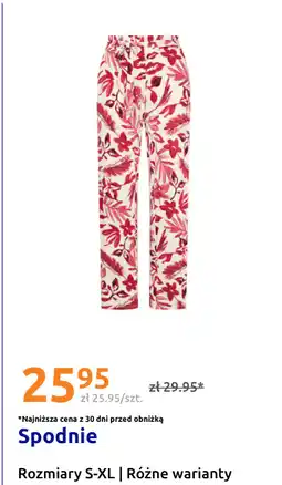 Action Spodnie damskie we wzory oferta