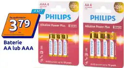 Action Philips Baterie AA lub AAA Alkaline Power Plus 4 szt oferta
