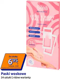 Action Paski woskowe do depilacji nóg i ciała Silea oferta