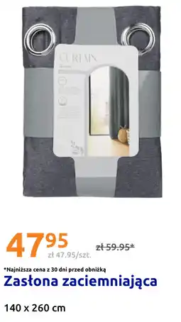 Action Zasłona zaciemniająca Romee 140 x 260 cm oferta