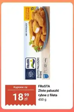 Biedronka Złote paluszki rybne z fileta FRoSTA oferta
