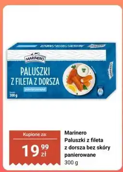 Biedronka Paluszki z fileta z dorsza bez skóry panierowane Marinero oferta