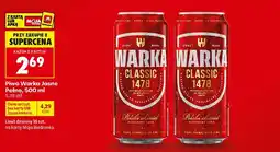 Biedronka Piwo Warka Jasne Pełne Classic oferta