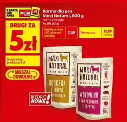 Biedronka Karma dla psa Maxi Natural Kurczak i indyk z marchewką oferta
