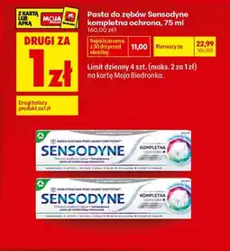 Biedronka Pasta do zębów Sensodyne Kompletna Ochrona oferta