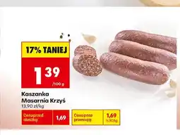 Biedronka Kaszanka Masarnia Krzyś oferta