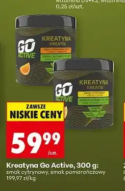 Biedronka Kreatyna Go Active smak cytrynowy oferta