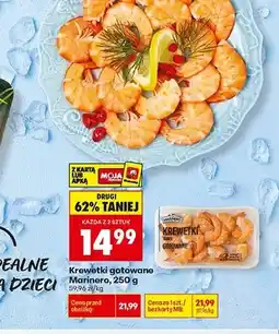 Biedronka Krewetki gotowane białe Marinero oferta