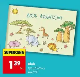 Biedronka Blok rysunkowy A4/20 oferta