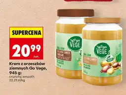 Biedronka Krem z orzeszków ziemnych Go Vege smooth oferta