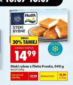 Biedronka Steki rybne z fileta Frosta oferta