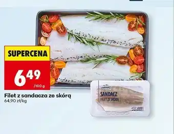 Biedronka Filet z sandacza ze skórą Marinero oferta