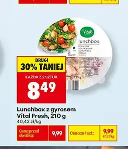 Biedronka Lunchbox z gyrosem Vital Fresh oferta