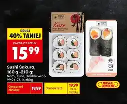 Biedronka Sushi Sakura Double wrap oferta