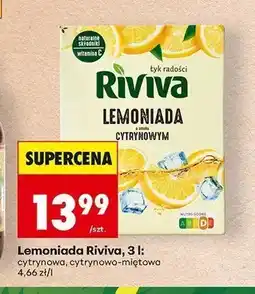 Biedronka Lemoniada Riviva cytrynowo-miętowa oferta