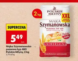 Biedronka Mąka pszenna Szymanowska typ 480 Polskie Młyny oferta