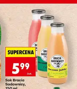 Biedronka Sok Bracia Sadownicy tłoczone jabłko oferta