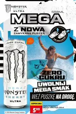 Biedronka Napój energetyczny Monster Energy Ultra White Mega oferta