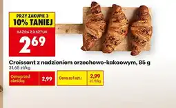 Biedronka Croissant z nadzieniem orzechowo-kakaowym oferta